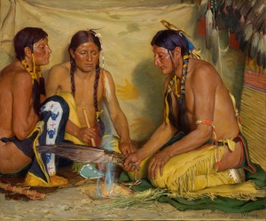 JosephHenry Sharp-Making Sweet Grass Medicine - Blackfoot Ceremony